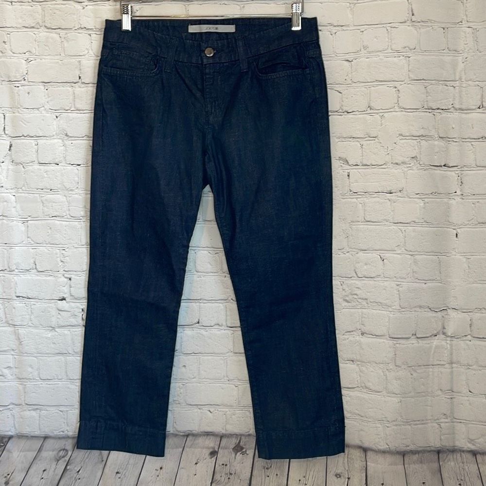 Joe’s Jeans Women’s Black Socialite Kicker Cropped Jeans size 28 New